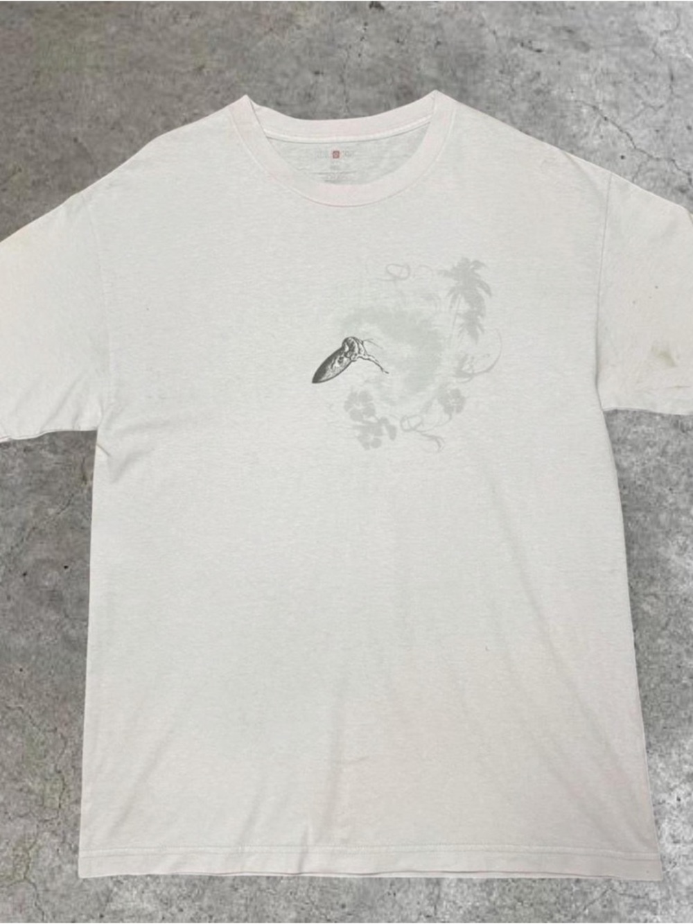 Vintage Del Sol Color-Changing Tee – Surfboard & Palm Tree Graphic